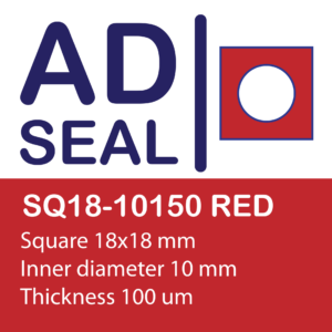 AD-SEAL - SQ18, ID10, Thick 100 | RED