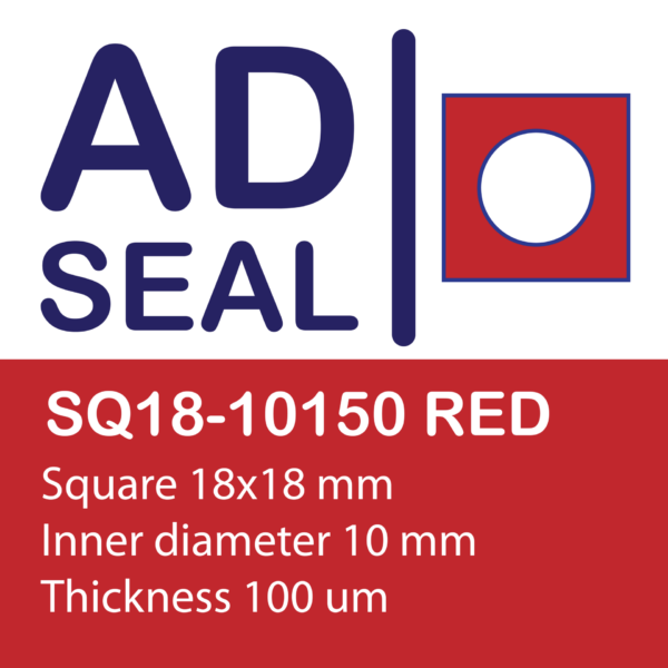 AD-SEAL - SQ18, ID10, Thick 100 | RED