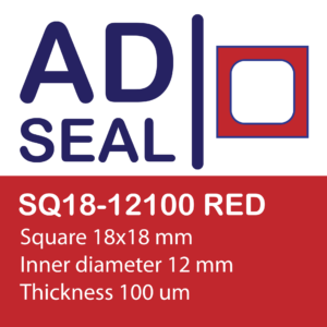 AD-SEAL - SQ18, ID12, Thick 100 | RED